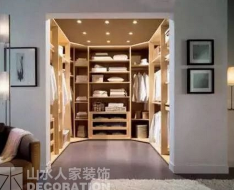 【山水人家裝飾】女人既然有了書房，為什么不能有衣帽間？