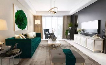 現(xiàn)代簡約裝修效果圖，第一張就美翻了