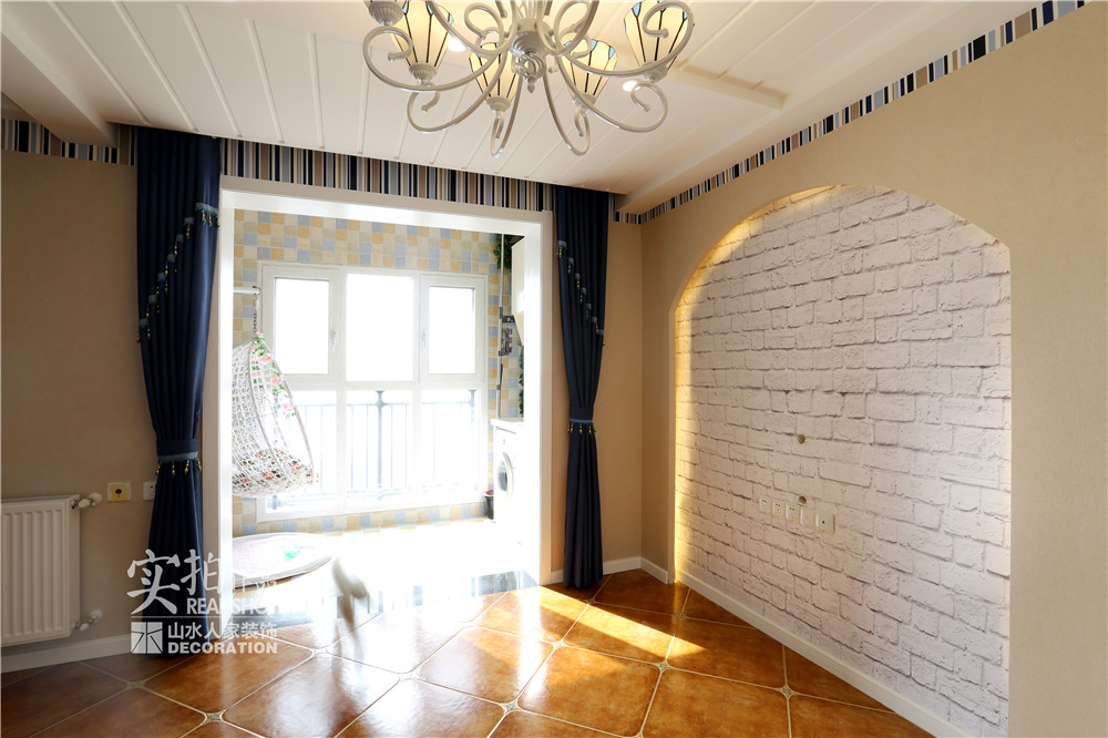 復地悅城90平地中海風格裝修效果圖