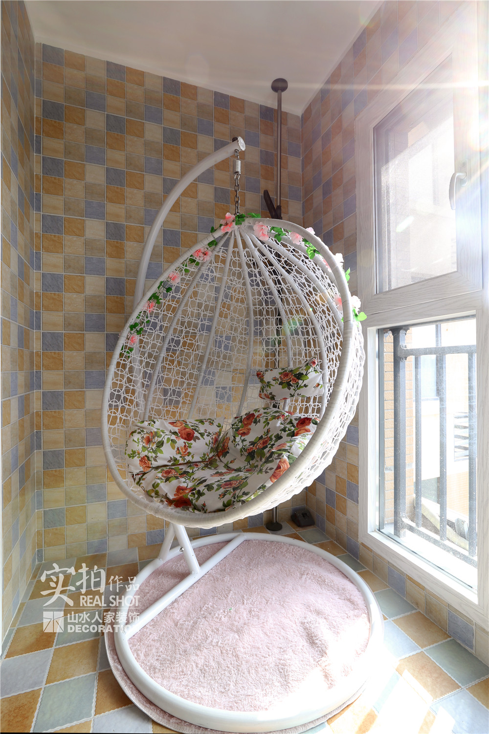 復地悅城90平地中海風格裝修效果圖