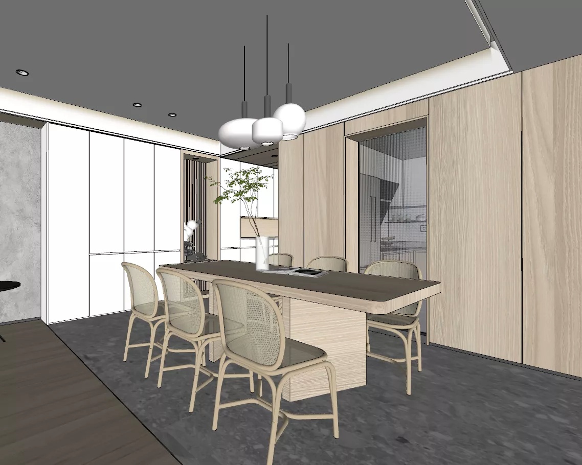 華僑城現(xiàn)代簡(jiǎn)約風(fēng)格裝修效果圖