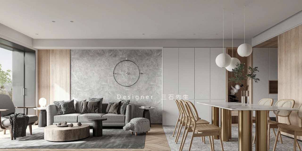 華僑城現(xiàn)代簡(jiǎn)約風(fēng)格裝修效果圖