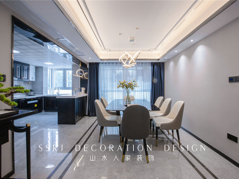 萬(wàn)科高爾夫新中式風(fēng)格別墅裝修效果圖