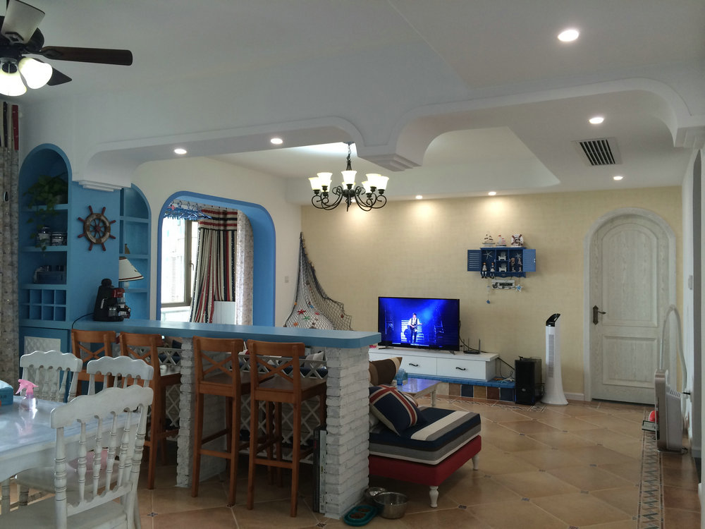 長投蘭園118平地中海風(fēng)格裝修效果圖 長投蘭園118平地中海風(fēng)格裝修效果圖