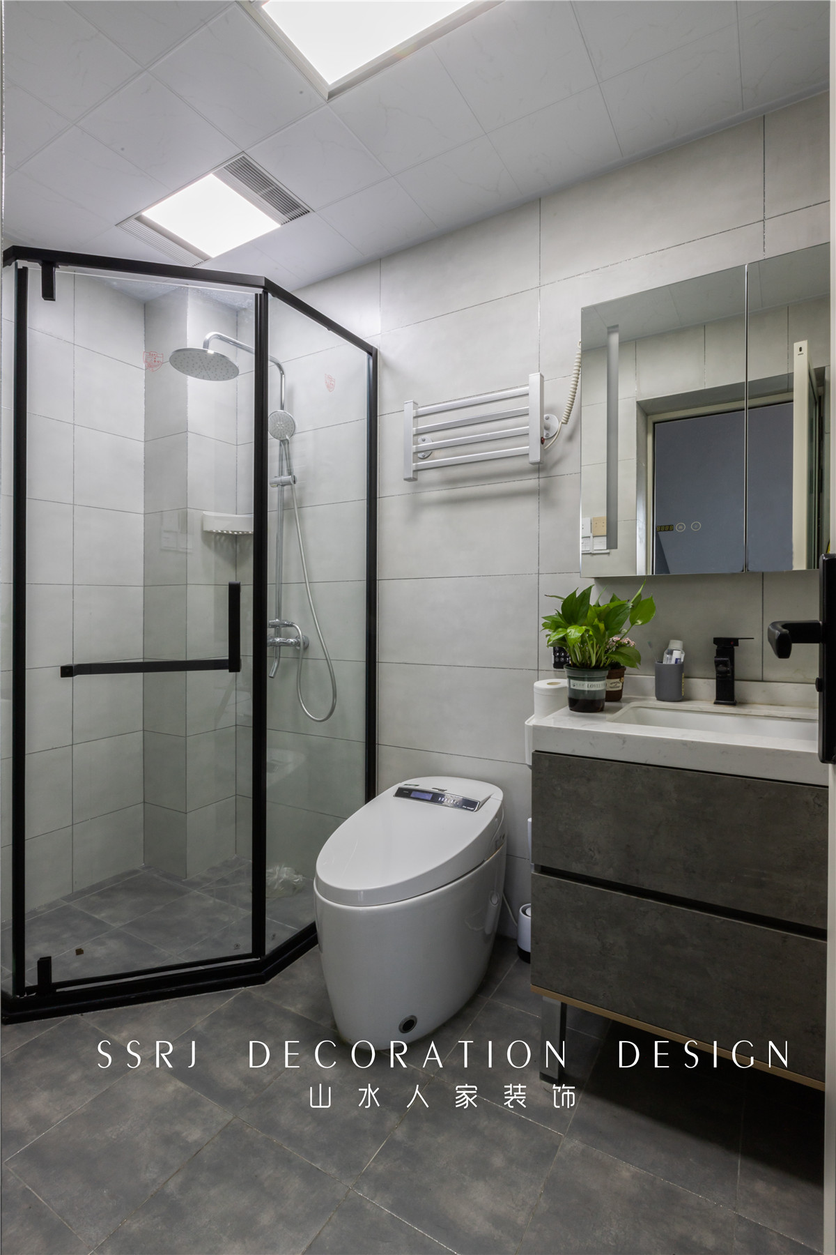 綠色家園北歐風格復(fù)式樓裝修效果圖