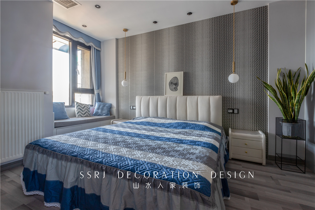 綠色家園北歐風格復(fù)式樓裝修效果圖