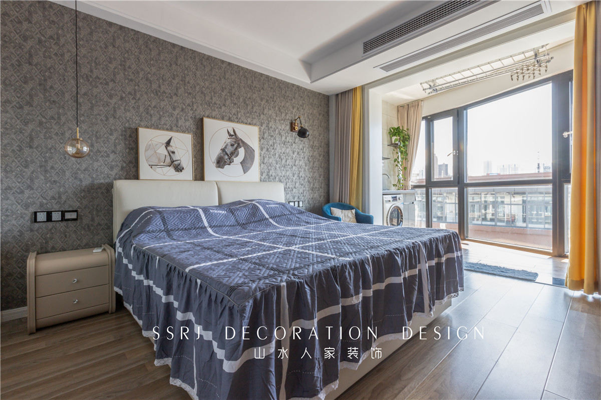 綠色家園北歐風格復(fù)式樓裝修效果圖