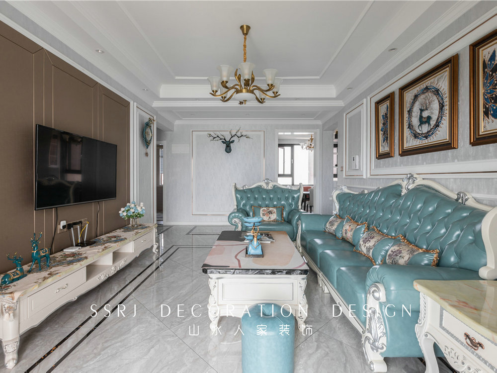 菩提苑149平簡歐風格裝修效果圖 菩提苑149平簡歐風格裝修效果圖