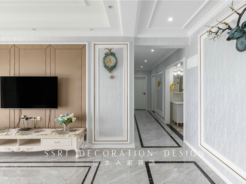 菩提苑149平簡歐風格裝修效果圖 菩提苑149平簡歐風格裝修效果圖