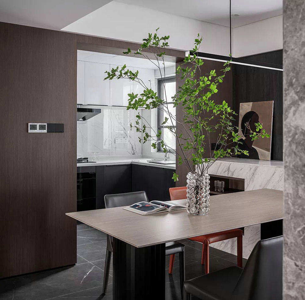 綠地公館118平現(xiàn)代黑白灰裝修效果圖 綠地公館118平現(xiàn)代黑白灰裝修效果圖