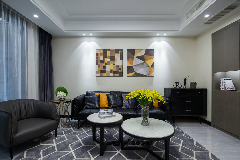 保利心語(yǔ)126平現(xiàn)代風(fēng)格裝修效果圖 保利心語(yǔ)126平現(xiàn)代風(fēng)格裝修效果圖