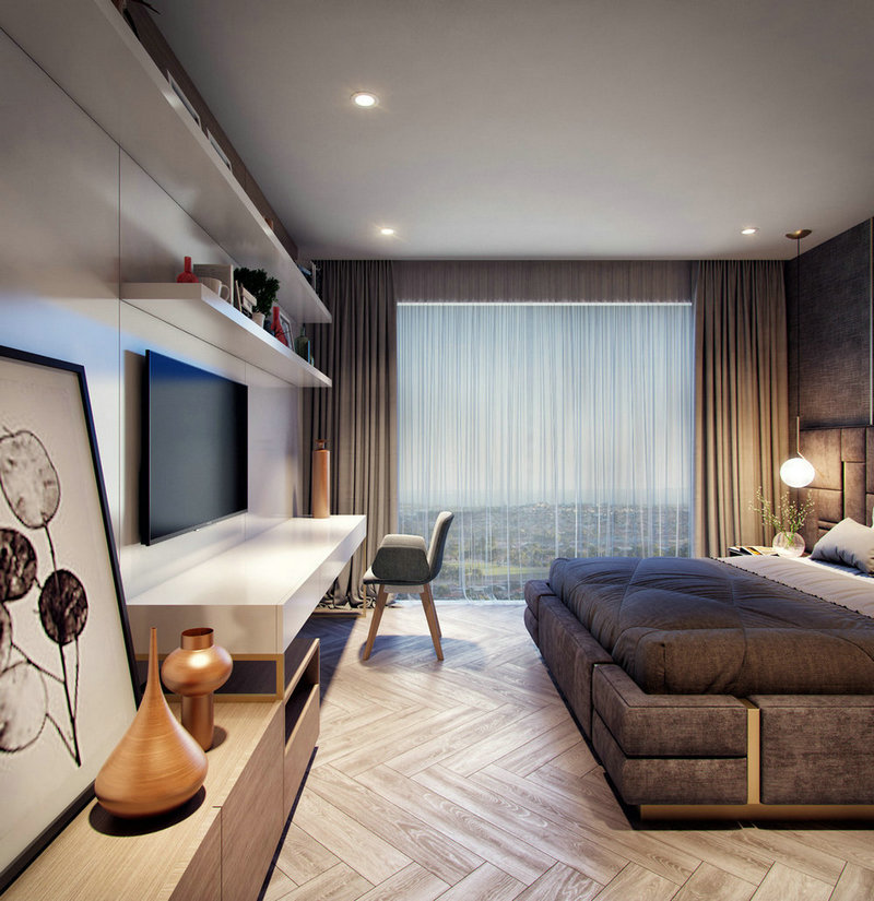 頂琇國(guó)際城117平現(xiàn)代風(fēng)格裝修效果圖