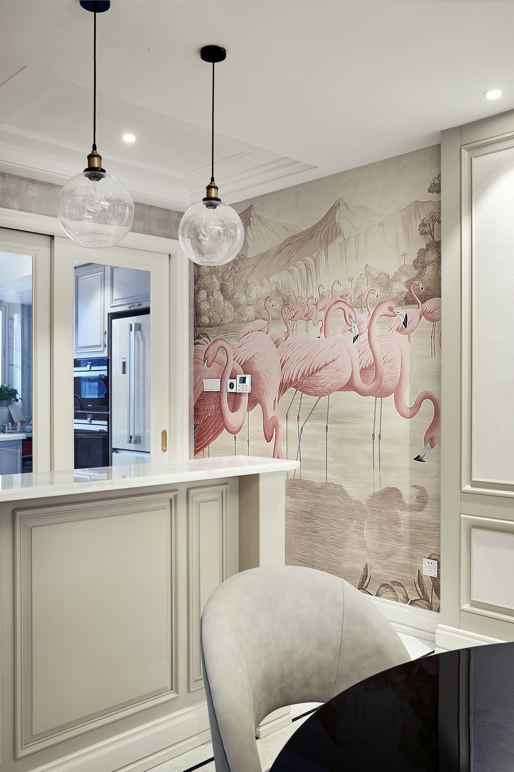 雅居樂花園別墅法式輕奢風格裝修效果圖