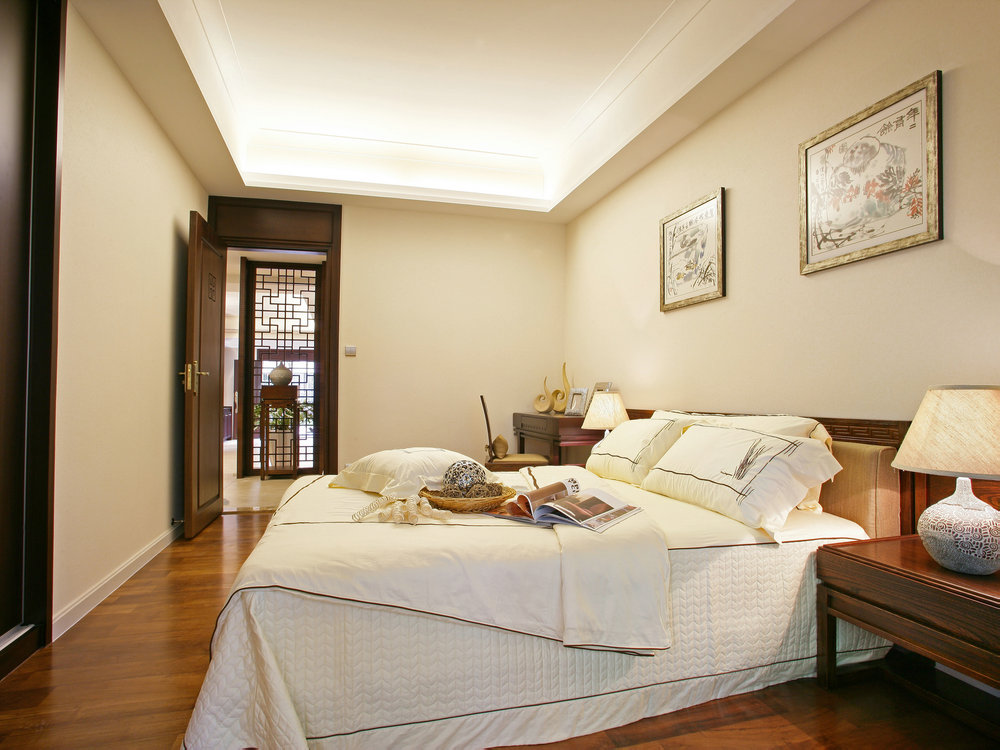 遠洋莊園別墅新中式風格裝修效果圖