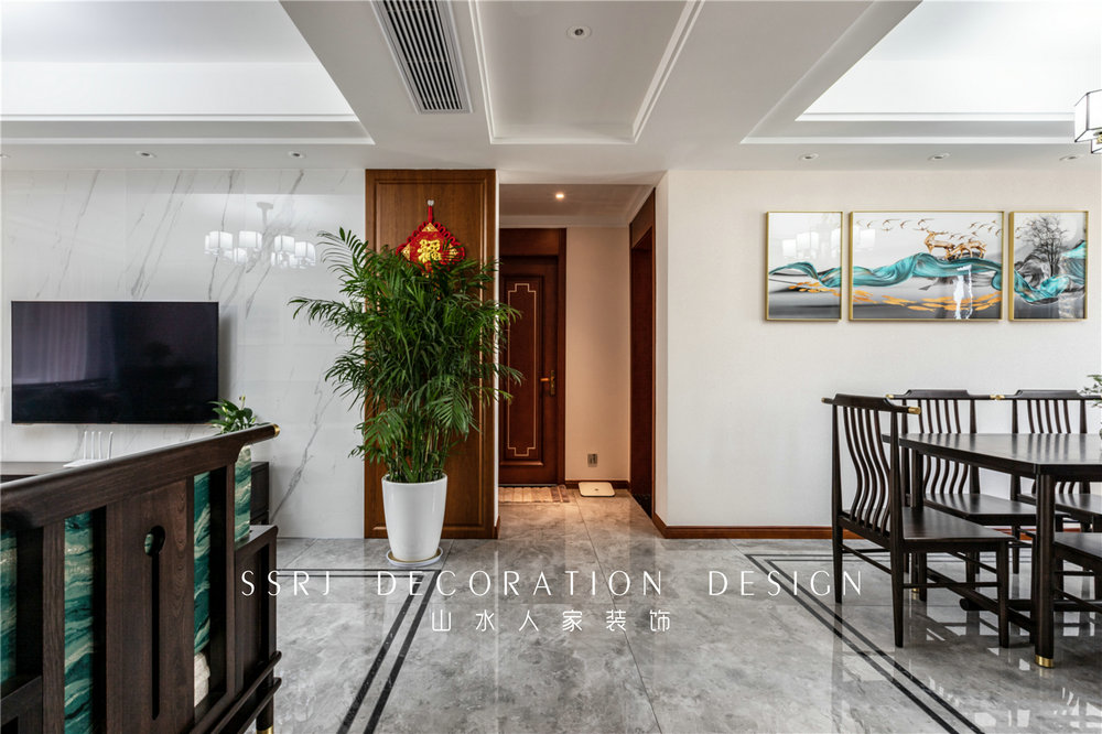 瀧悅?cè)A府124平中式風(fēng)格裝修效果圖 瀧悅?cè)A府124平中式風(fēng)格裝修效果圖