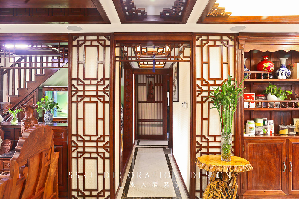 新華聯(lián)青年城復(fù)式樓新中式風(fēng)格裝修效果圖 新華聯(lián)青年城復(fù)式樓新中式風(fēng)格裝修效果圖