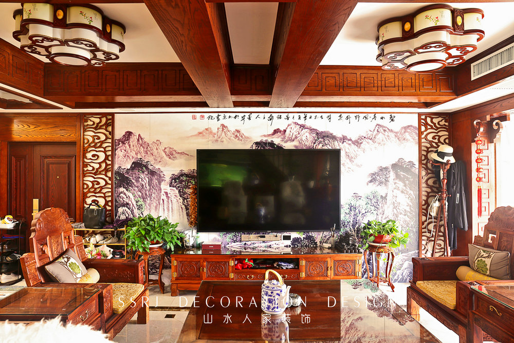 新華聯(lián)青年城復(fù)式樓新中式風(fēng)格裝修效果圖 新華聯(lián)青年城復(fù)式樓新中式風(fēng)格裝修效果圖