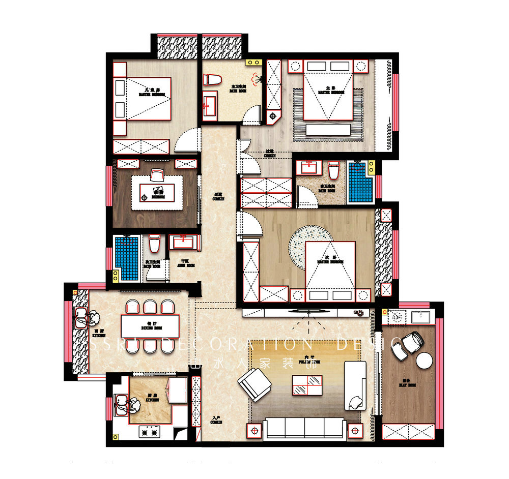 碧桂園全景外灘法式輕奢風(fēng)格裝修效果圖 碧桂園全景外灘法式輕奢風(fēng)格裝修效果圖